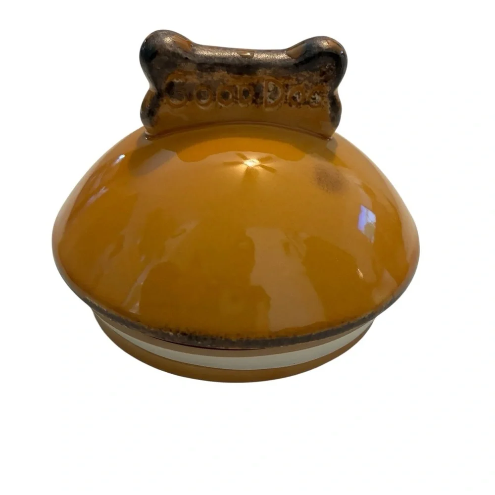 Carmel Ceramica Dog Treat Jar